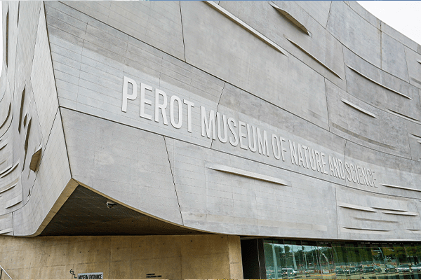 The Perot Museum in downtown Dallas