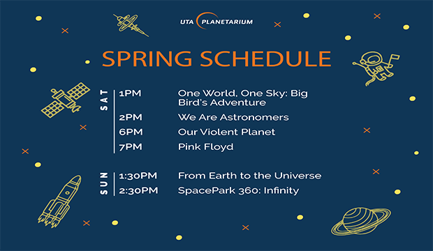Planetarium spring schedule