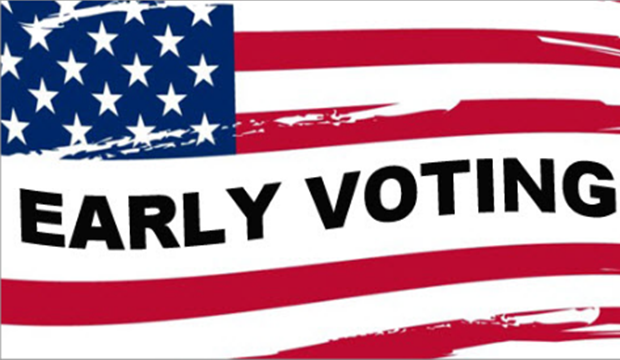 early voting flag