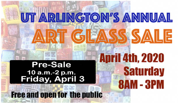 Glass Art Sale is April 3-4