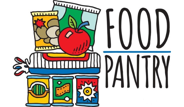 Food Pantry with drawing of non-perishable food items