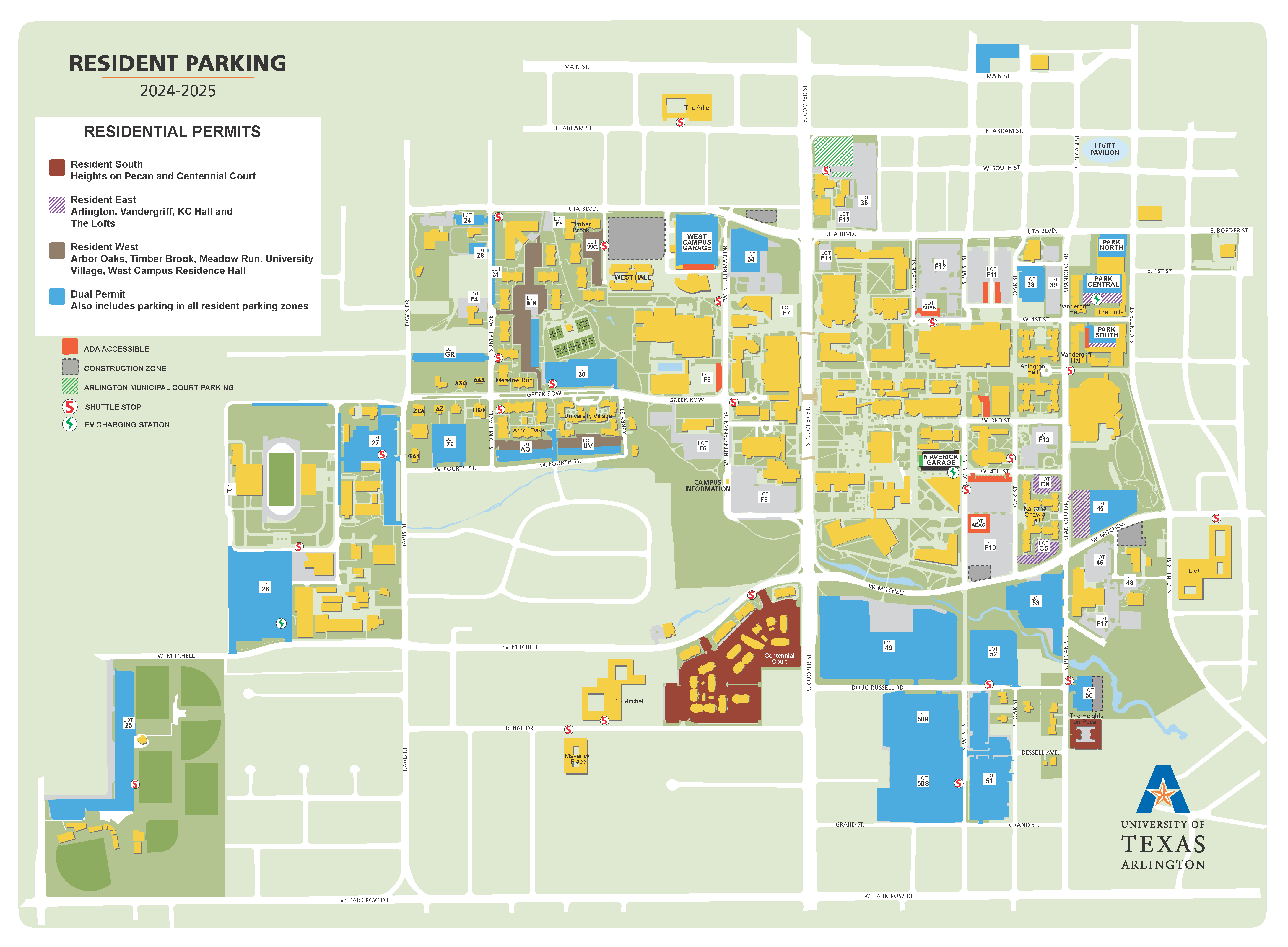 Find The Parking Map That Corresponds To Your Parking Permit Parking And Transportation 3396