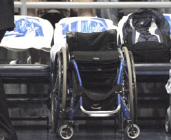 Jim Hayes' wheelchair