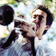 Trumpet player Brady White