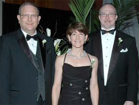 Gary Trietsch, Dr. Lenore McMackin and Dr. Ross Query