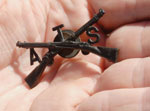 crossed-rifles pin